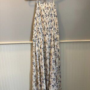 NWT Hayden Los Angeles Floral Smocked Halter Neck Maxi Dress